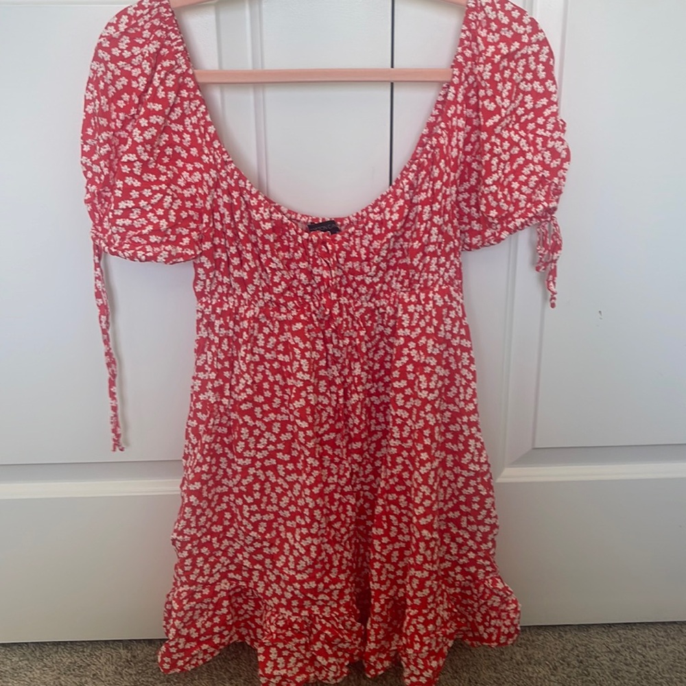 Red/White Romper